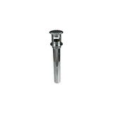 Mountain Plumbing - 20 Hole Brass Lavatory Grid Drain - 8'' Tailpiece with Overflow - Antique Brass
