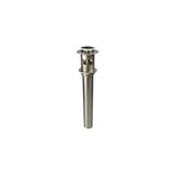 Mountain Plumbing - EZ-CLICKE Soft Touch Round Lavatory Drain - with Overflow - Black Nickel