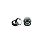 Mountain Plumbing - Economy Soft Toe Touch Round Trim Kit - White
