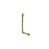 Mountain Plumbing - Brass Body Cable Operated Bath Waste & Overflow Drain with Rigid Overflow Neck for 22'' Tub