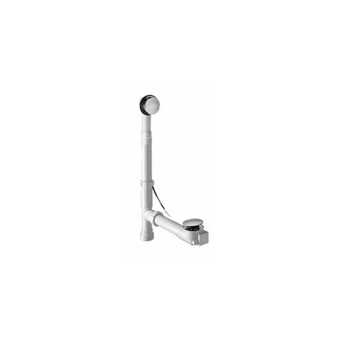 Mountain Plumbing - Schedule 20 1-1/2'' Tubular ABS Cable Operated Bath Waste & Overflow with Patented Flexible Overflow Neck for 22'' to 28'' Tub Depths - Venetian Bronze