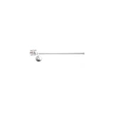 Mountain Plumbing - Toilet Supply Kit - Brass Oval Handle with 1/4 Turn Ball Valve (MT410-NL) - Straight, Flat Head Riser - Polished Brass
