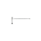 Mountain Plumbing - Toilet Supply Kit - Contemporary Lever Handle with 1/4 Turn Ceramic Disc Cartridge Valve (MT516L-NL) - Angle Sweat, Flat Head Riser - Satin Brass