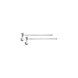 Mountain Plumbing - Lavatory Supply Kit - Brass Oval Handle with 1/4 Turn Ceramic Disc Cartridge Valve (MT6003-NL) - Angle, No Trap - Champagne Bronze