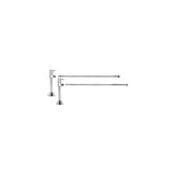 Mountain Plumbing - Lavatory Supply Kit - Contemporary Lever Handle with 1/4 Turn Ceramic Disc Cartridge Valve (MT516L-NL) - Angle Sweat, No Trap - Satin Gold