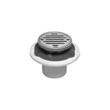 Mountain Plumbing - 4'' Round Complete Shower Drain - ABS - Champagne Bronze