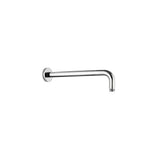 Mountain Plumbing - Curved Round Wall Rain Arm (12'') - Unlacquered Brass