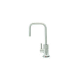Mountain Plumbing - Hot Water Faucet with Contemporary Round Body & Handle (90Â° Spout) - White