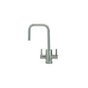Mountain Plumbing - Mini Hot & Cold Faucet w/ Knurled Lever & Spout Ti - PVD Polished Nickel