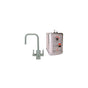 Mountain Plumbing - Hot & Cold Water Faucet with Contemporary Round Body & Handles (90Â° Spout) & Little Gourmet Premium Hot Water Tank - Venetian Bronze