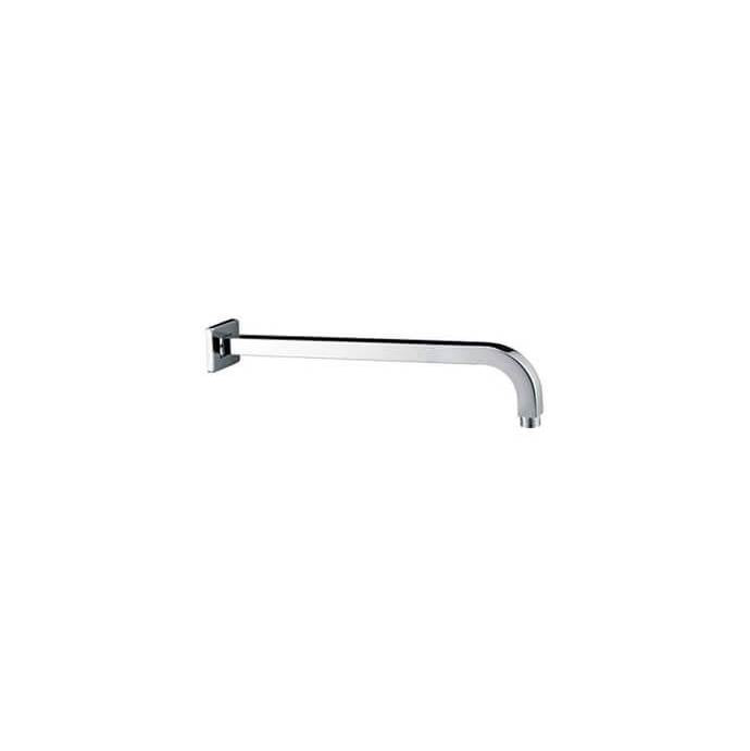Mountain Plumbing - Curved Square Wall Rain Arm (16'') - Polished Nickel