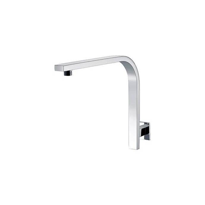 Mountain Plumbing - Square Shower Riser (16'') - Unlacquered Brass