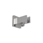 Mountain Plumbing - Square Waterway Elbow with Handshower Holder - Unlacquered Brass