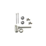 Mountain Plumbing - Lavatory Supply Kit - Brass Cross Handle with 1/4 Turn Ball Valve (MT621-NL) - Angle, Bottle Trap - Venetian Bronze