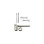 Mountain Plumbing - Lavatory Supply Kit - Brass Oval Handle with 1/4 Turn Ball Valve (MT316-NL) - Angle Sweat, Bottle Trap - Unlacquered Brass
