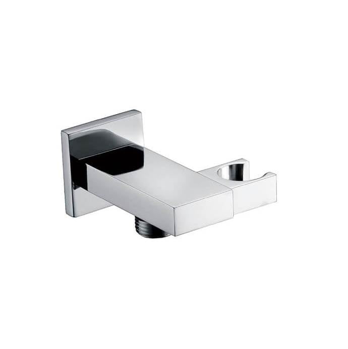 Mountain Plumbing - Rectangular Waterway Elbow with Adjustable Handshower Holder - Venetian Bronze