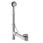 Mountain Plumbing - Schedule 20 1-1/2'' Tubular ABS Cable Operated Bath Waste & Overflow with Patented Flexible Overflow Neck for 12'' to 22'' Tub Depths - No Finish