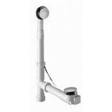 Mountain Plumbing - Schedule 20 1-1/2'' Tubular ABS Cable Operated Bath Waste & Overflow with Patented Flexible Overflow Neck for 22'' to 28'' Tub Depths - Polished Chrome - Plastic Molding
