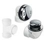 Mountain Plumbing - ABS Plumber's Half Kit with Economy Soft Toe Touch Trim (Two Hole Face Plate) - Weathered Copper