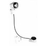 Mountain Plumbing - Schedule 40 ABS Cable Operated Bath Waste & Overflow Drain with Patented Flexible Overflow Neck for 23'' to 36'' Tub Depths - Polished Chrome - Plastic Molding