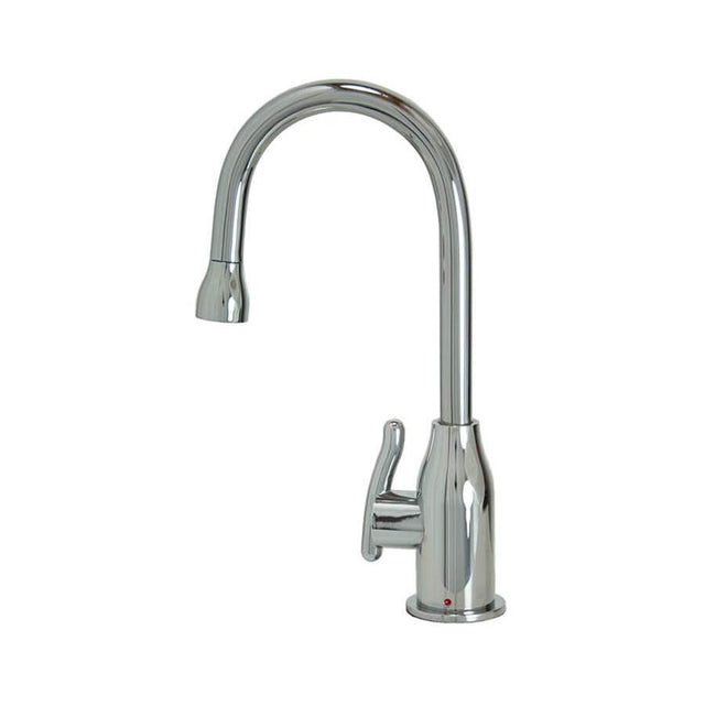 Mountain Plumbing - Hot Water Faucet with Modern Curved Body & Handle