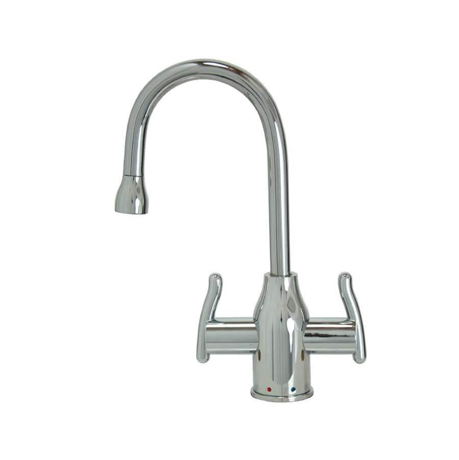 Mountain Plumbing - Hot & Cold Water Faucet with Modern Curved Body & Handles