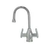 Mountain Plumbing - Hot & Cold Water Faucet with Modern Curved Body & Handles