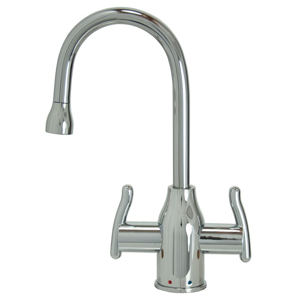 Mountain Plumbing - Hot & Cold Water Faucet with Modern Curved Body & Handles - Venetian Bronze