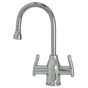 Mountain Plumbing - Hot & Cold Water Faucet with Modern Curved Body & Handles - Venetian Bronze