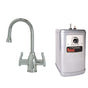 Mountain Plumbing - Hot & Cold Water Faucet with Modern Curved Body & Handles & Little Gourmet Premium Hot Water Tank - Venetian Bronze