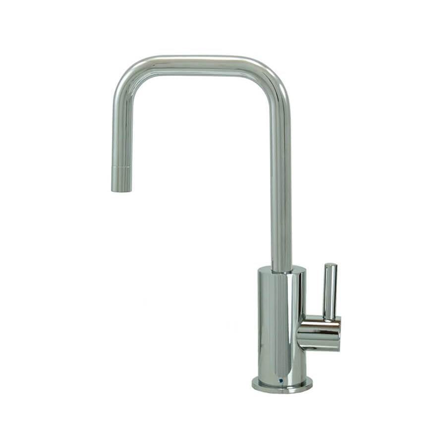 Mountain Plumbing - Mini Faucet with Knurled Lever & Spout Tip - PVD Polished Nickel
