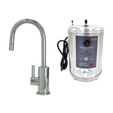 Mountain Plumbing - Hot Water Faucet with Contemporary Round Body & Handle & Little Little Gourmet Premium Hot Water Tank