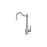 Mountain Plumbing - Point-of-Use Drinking Faucet with Traditional Double Curved Body & Curved Handle - Pewter