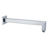 Mountain Plumbing - Square 90Â° Wall Rain Arm (12'') - Polished Chrome