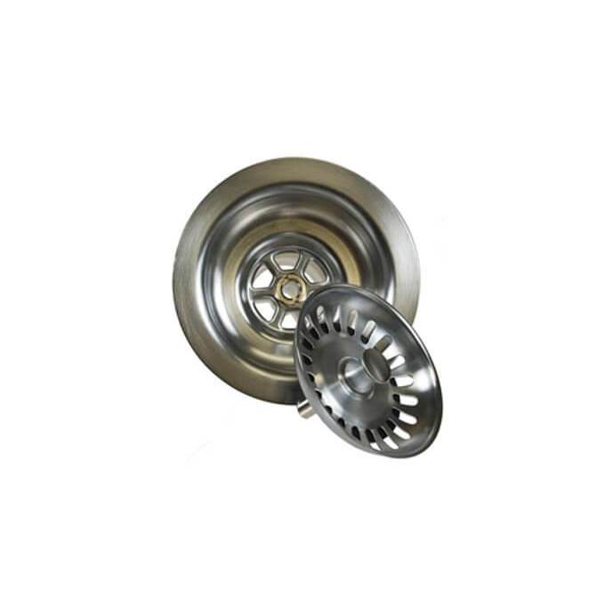 Mountain Plumbing - Classic 1/4 3-1/2'' Deluxe Stemball Kitchen Sink Strainer - Matte Black