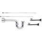 Mountain Plumbing - Lavatory Supply Kit - Brass Oval Handle with 1/4 Turn Ball Valve (MT317-NL) - Straight Sweat, P-Trap 1-1/2'' - Venetian Bronze