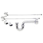 Mountain Plumbing - Lavatory Supply Kit - Brass Cross Handle with 1/4 Turn Ball Valve (MT621-NL) - Angle, P-Trap 1-1/4'' - Venetian Bronze