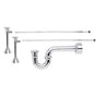 Mountain Plumbing - Lavatory Supply Kit - Brass Oval Handle with 1/4 Turn Ball Valve (MT316-NL) - Angle Sweat, P-Trap 1-1/4'' - Venetian Bronze