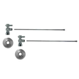 Mountain Plumbing - Lavatory Supply Kit - Mini Lever Handle with 1/4 Turn Ball Valve (MT521-NL) - Angle, No Trap - Satin Gold