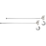 Mountain Plumbing - Lavatory Supply Kit - Brass Oval Handle with 1/4 Ball Valve (MT403-NL) - Angle, No Trap - Venetian Bronze