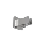 Mountain Plumbing - Square Waterway Elbow with Handshower Holder - Satin Brass
