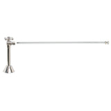 Mountain Plumbing - Toilet Supply Kit - Brass Cross Handle with 1/4 Turn Ball Valve (MT629-NL) - Angle Sweat, Flat Head Riser - Venetian Bronze