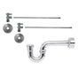 Mountain Plumbing - Lavatory Supply Kit - Mini Lever Handle with 1/4 Turn Ball Valve (MT521-NL) - Angle, P-Trap 1-1/4''