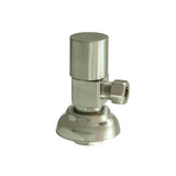 Mountain Plumbing - Contemporary Round Handle with 1/4 Turn Ceramic Disc Cartridge Valve - Lead Free - Angle (1/2'' Compression) - English Bronze