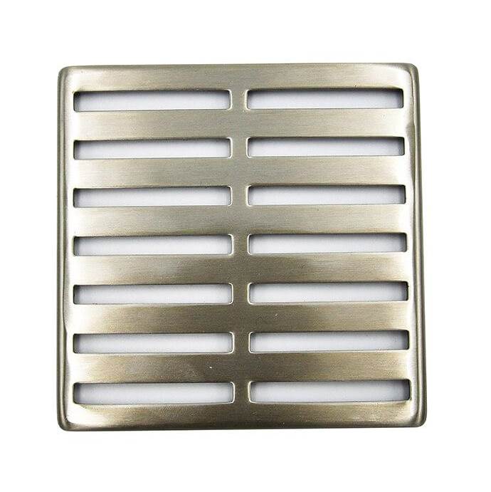 Mountain Plumbing - Select Series Shower Drains - Lines Shower Grid - Matte Black