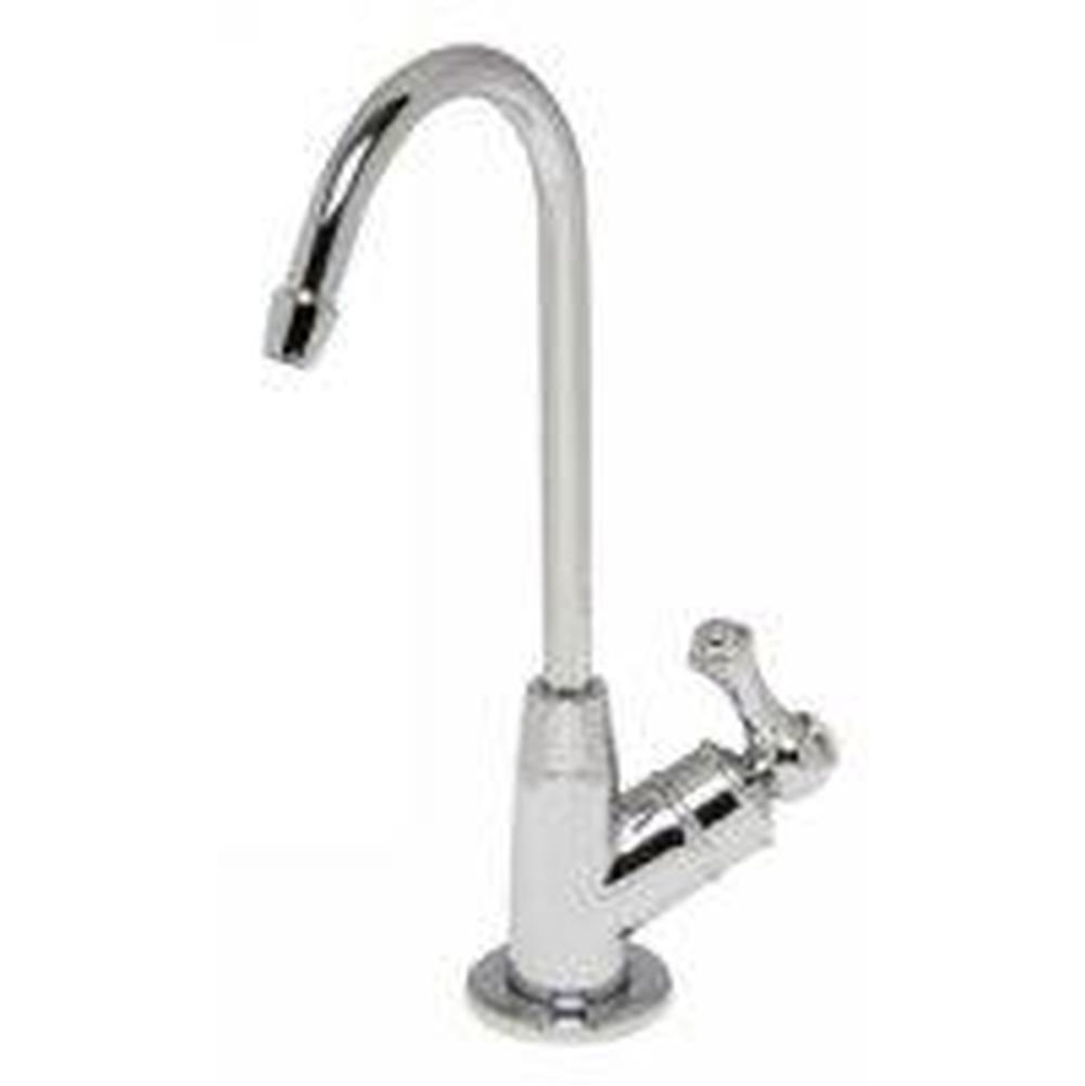 Mountain Plumbing - Point-of-Use Drinking Faucet with Round Tapered Base & Angled Side Handle - Brushed Nickel