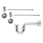 Mountain Plumbing - Lavatory Supply Kit - Contemporary Lever Handle with 1/4 Turn Ceramic Disc Cartridge Valve (MT5003L-NL) - Angle, P-Trap 1-1/2''