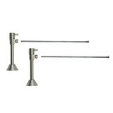 Mountain Plumbing - Lavatory Supply Kit - Contemporary Lever Handle with 1/4 Turn Ceramic Disc Cartridge Valve (MT516L-NL) - Angle Sweat, No Trap