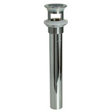 Mountain Plumbing - 20 Hole Brass Lavatory Grid Drain - 8'' Tailpiece with Overflow - Weathered Copper