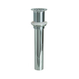 Mountain Plumbing - 20 Hole Brass Lavatory Grid Drain - 6'' Tailpiece without Overflow
